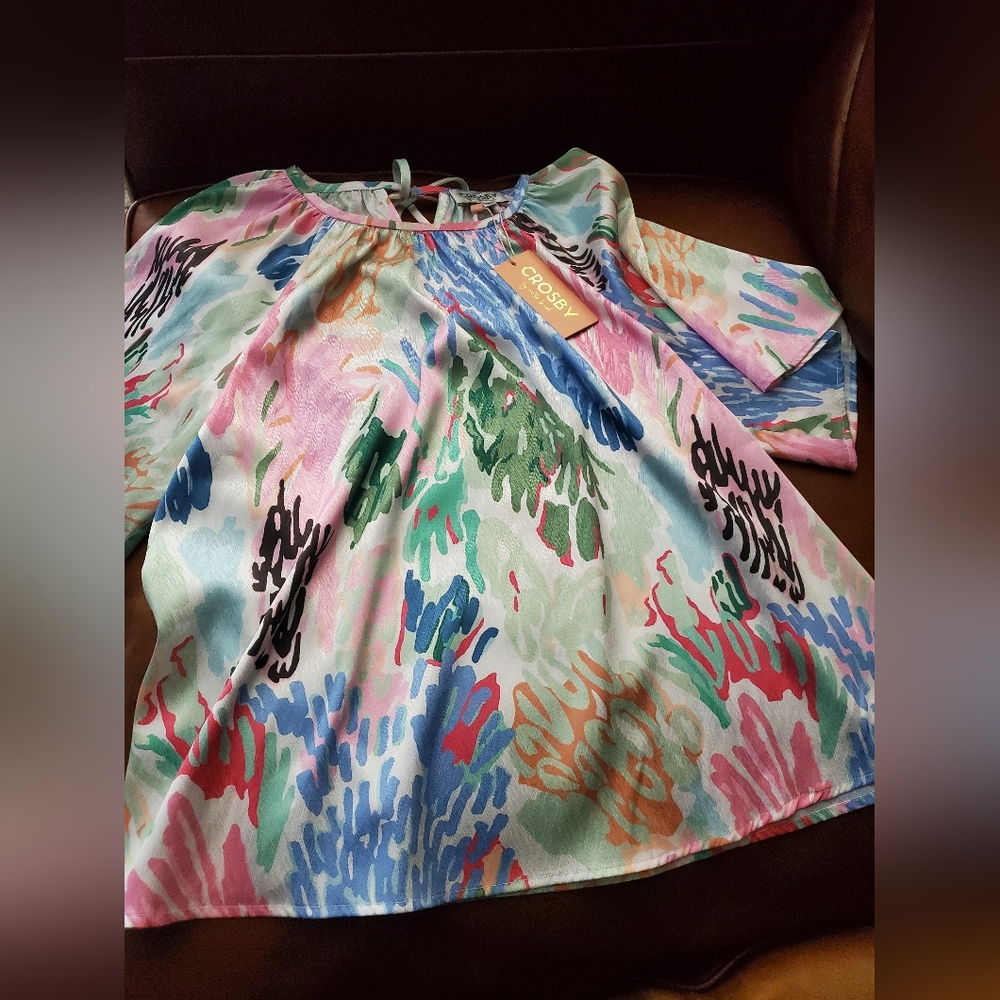 Crosby By Mollie Burch Brynn Too Womens Size S in Painted Garden NEW Nwt - Picture 2 of 6
